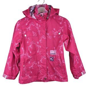 Crush girls pink rain jacket